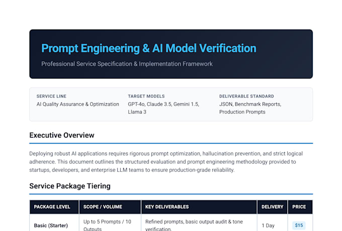 prompt engineering verification for ai platforms
